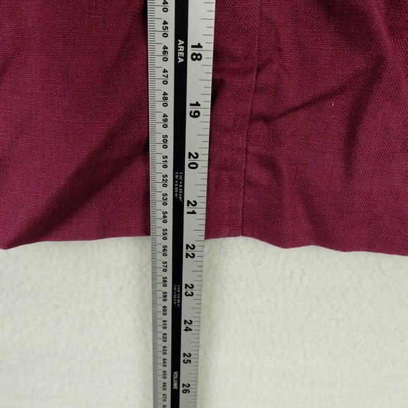 Tobias Womens Blazer Jacket 6 Purple 100% Linen Lightweight Two Button Outdoor - Picture 6 of 11